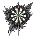Dart tattoo design idea