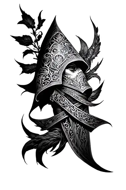 The sleeve of the assassin mantle tattoo design idea