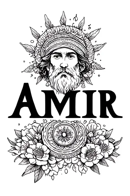 "Amir" Greece tattoo design idea