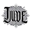 "Jude" Two Word Ambigram Generator tattoo design idea