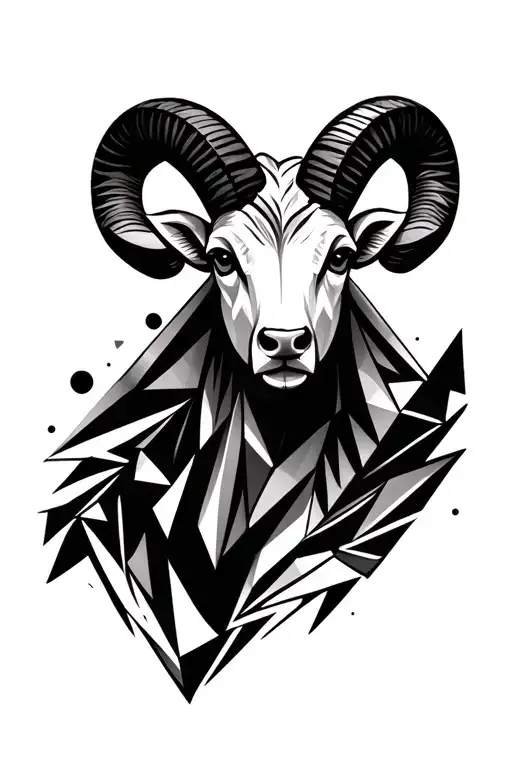 Aries tattoo design idea