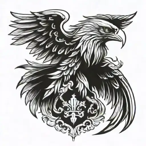 Russian eagle in the outermost feathers are supposed to be dates tattoo design idea