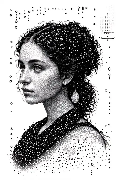 morse code Andrea tattoo design idea