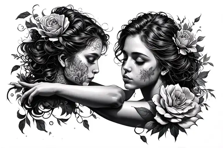 beautiful struggle all together tattoo design idea