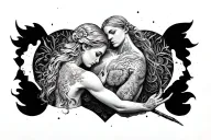 beautiful struggle all together tattoo design idea