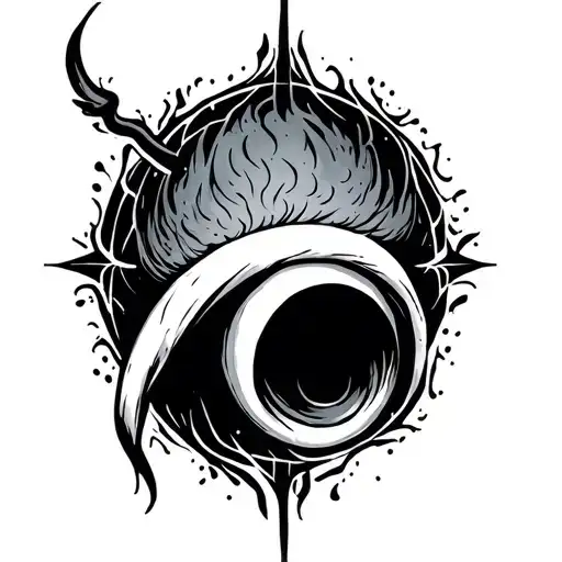 Butthole tattoo design idea
