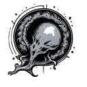 Butthole tattoo design idea