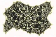 spiders web tattoo design idea