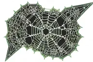 spiders web tattoo design idea