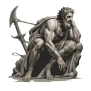 young  odysseus tattoo design idea