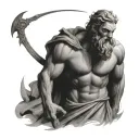 young  odysseus tattoo design idea