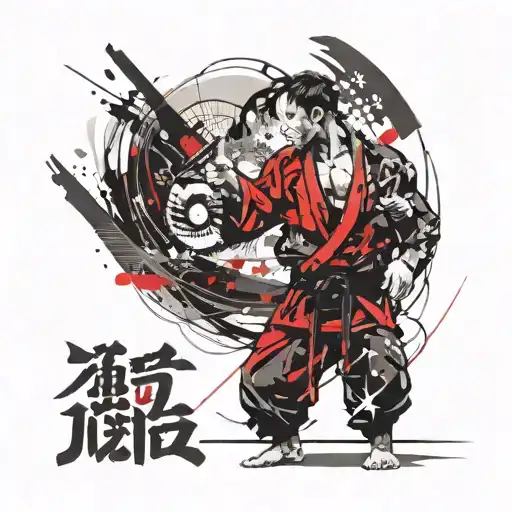 Jiu-Jitsu, grappling, black belt tattoo design idea