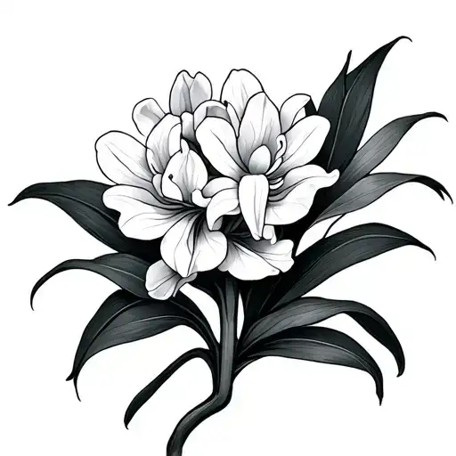 Hyacinth tattoo design idea