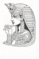 cleopatra tattoo design idea