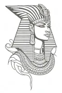 cleopatra tattoo design idea