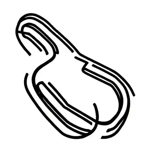 motorsport race track forming the shape tattoo design idea