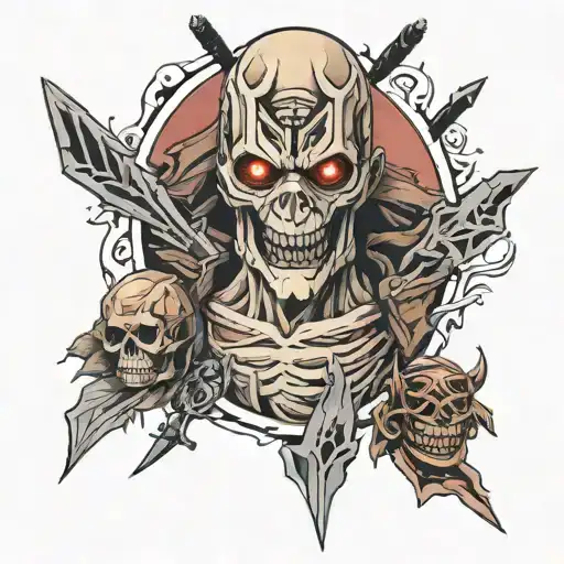 Attack Titan tattoo design idea