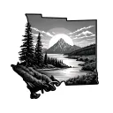 Washington State tattoo design idea