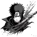 Obito Uchiha tattoo design idea