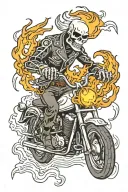 Ghost Rider tattoo design idea