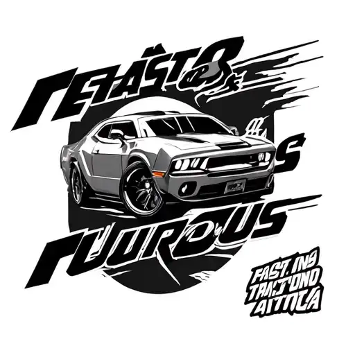 Fast And Furious tattoo design idea