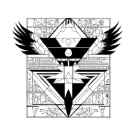 spacetime  divided into five, love and eternity and souls finding peace within, use egyptian, similar to burning man  tattoo design idea