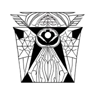 spacetime  divided into five, love and eternity and souls finding peace within, use egyptian, similar to burning man  tattoo design idea