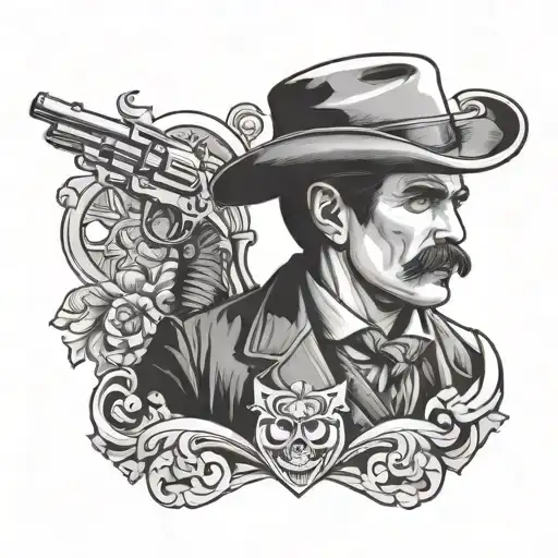 Doc Holliday tattoo design idea