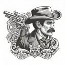 Doc Holliday tattoo design idea