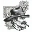 Doc Holliday tattoo design idea