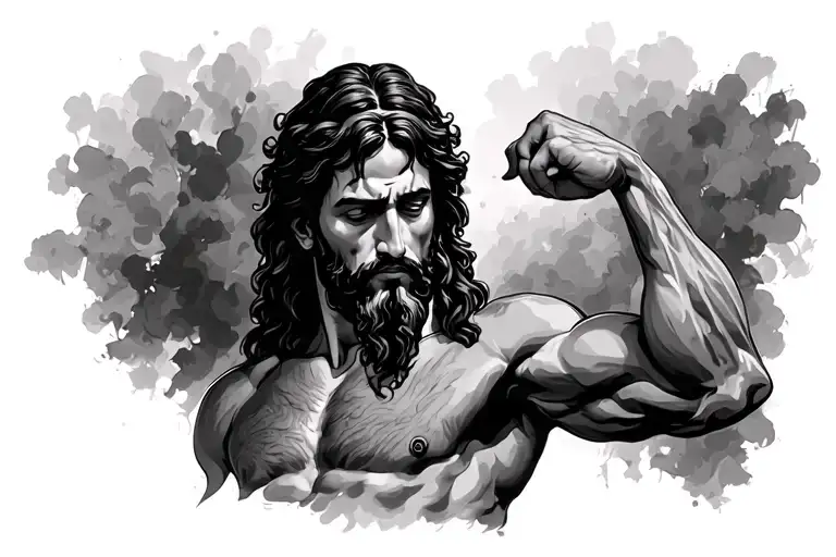 Yeshua Bicep tattoo design idea