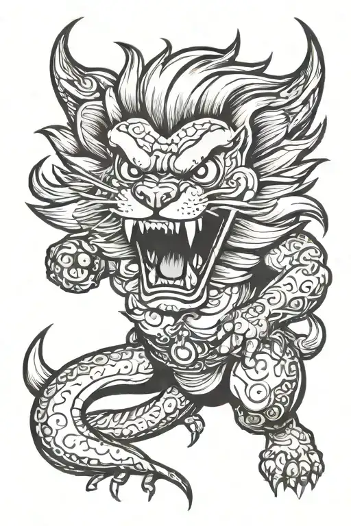 beast gohan tattoo design idea