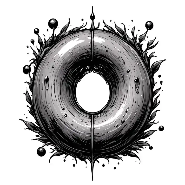 Blood type O Psitive tattoo design idea