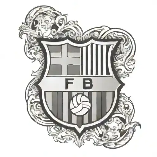 FC Barcelona tattoo design idea