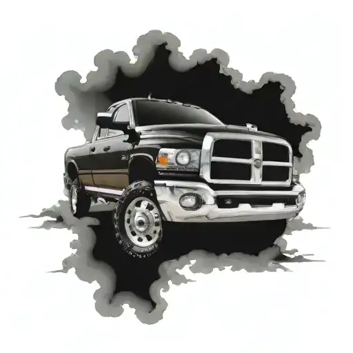 2006 dodge truck 2500 heavenly tattoo design idea