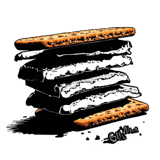 Graham Cracker tattoo design idea