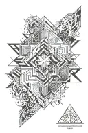 mantra written tattoo design idea