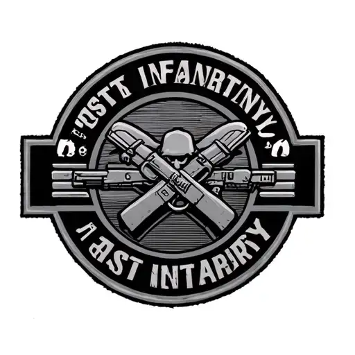 1st infantry patch  tattoo design idea
