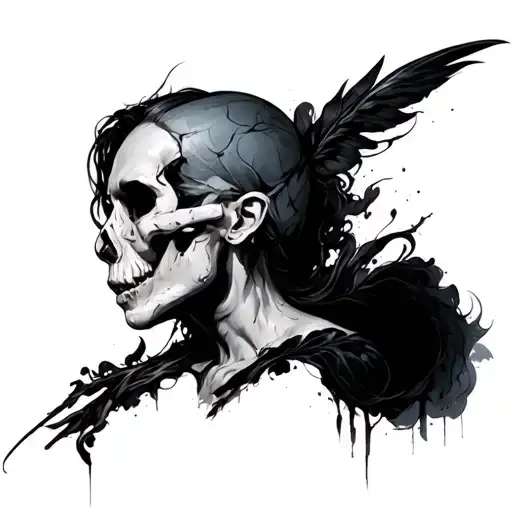 Trauma tattoo design idea