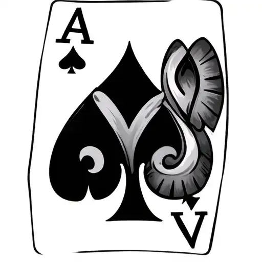 7 Of Spades And 2 Of Diamonds tattoo design idea