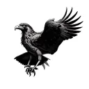 Wedge Tailed Eagle tattoo design idea