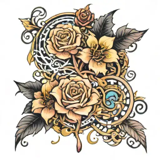 shared tattoo for 2 cousins tattoo design idea