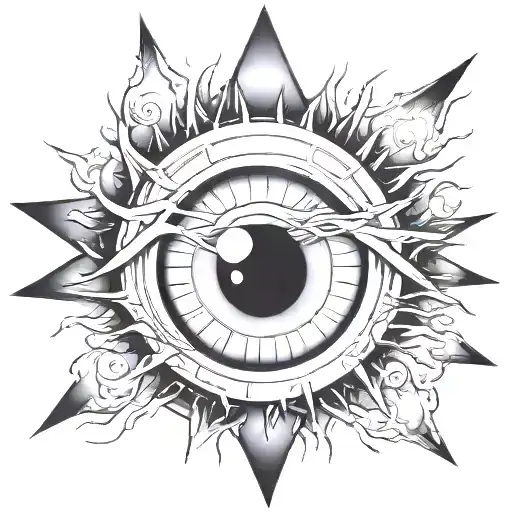 Sharingan Uchiha Sasuke tattoo design idea