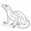 Make a design inspired by the song "Reptile" by Nine Inch Nails tattoo design idea