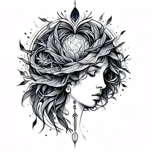 Cancer Virgo tattoo design idea