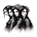 Three Sisters tattoo design idea