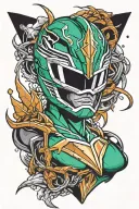 power ranger tattoo design idea