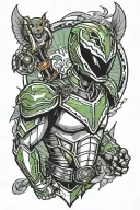 power ranger tattoo design idea