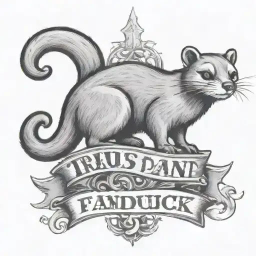 Trust, fuck around and find out, candian redneck, the weasel nickname, mechanic, jack of all trades tattoo design idea