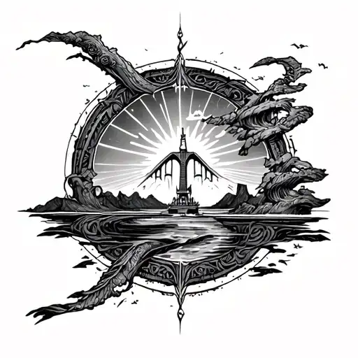 May the bridges your burn light the way!!!   tattoo design idea